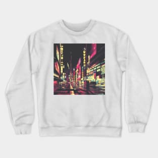 Tokyo Neon - Night Scenario - Cool Crewneck Sweatshirt